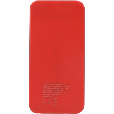 Power bank z ABS z recyklingu 10000 mAh PRESTON