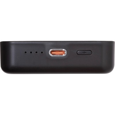Power bank magnetyczny z ABS z recyklingu 10000 mAh DONNA