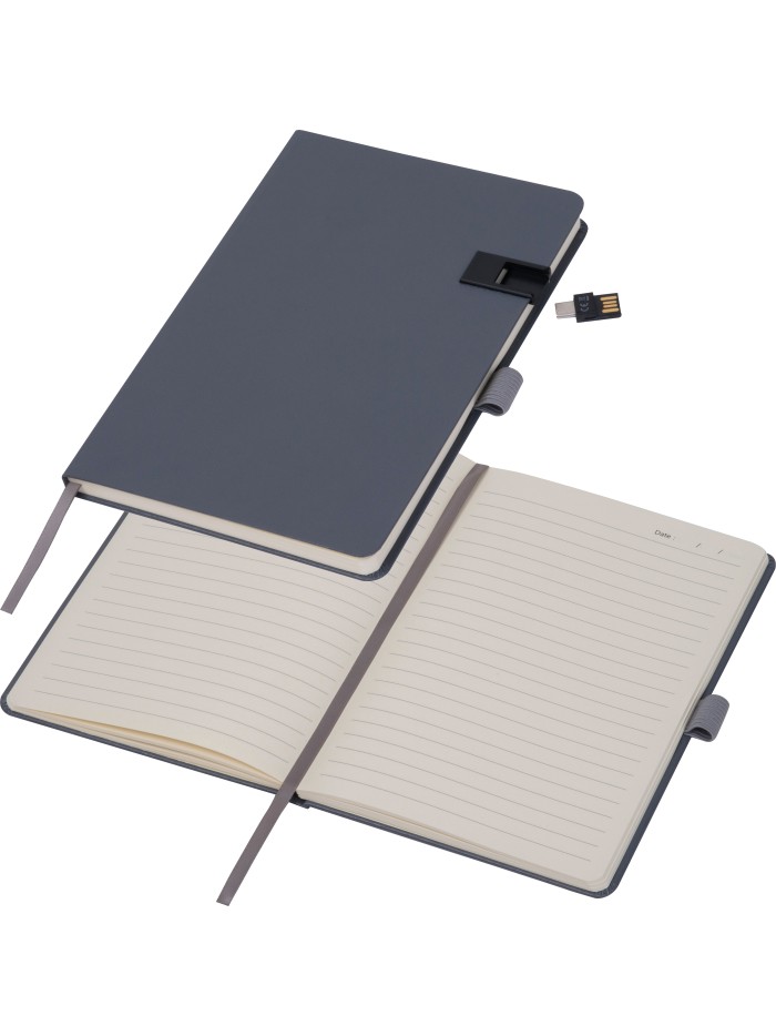 Notatnik A5 w linie z USB 16GB FRANCESCO