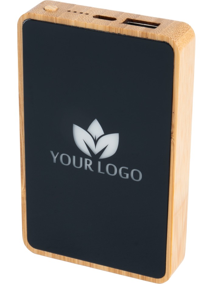 Power Bank 5000 mAh z podświetlanym logo