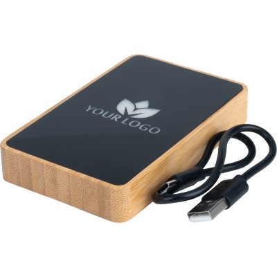 Power Bank 5000 mAh z podświetlanym logo