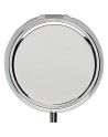 Metalowy pojemnik na tabletki z 3 przegrodami, lusterko