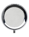 Metalowy pojemnik na tabletki z 3 przegrodami, lusterko