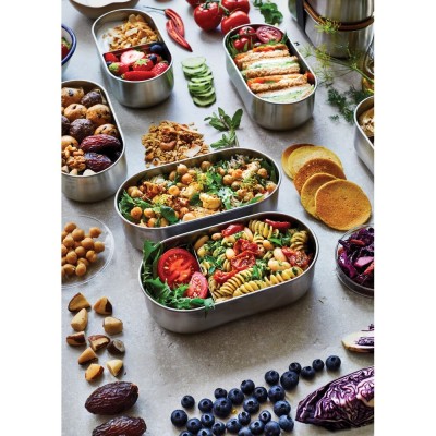 Lunchbox, pudełko śniadaniowe Black+Blum Double Bento