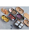 Lunchbox, pudełko śniadaniowe Black+Blum Double Bento