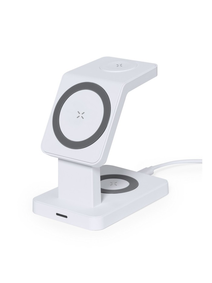 Magnetyczna ładowarka bezprzewodowa 15W, 3 w 1, stojak na telefon