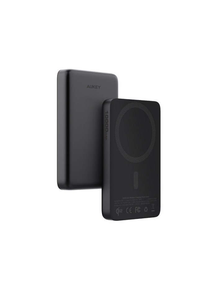 Magnetyczny, bezprzewodowy power bank 10000 mAh Aukey