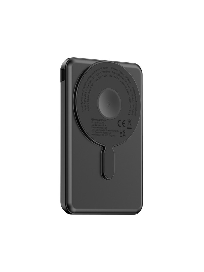 Magnetyczny power bank 5000 mAh Urban Vitamin Redwood