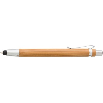 Zestaw piśmienny, bambusowy długopis touch pen i ołówek mechaniczny