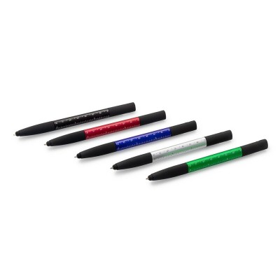 Długopis wielofunkcyjny, czyścik do ekranu, linijka, stojak na telefon, touch pen, śrubokręty