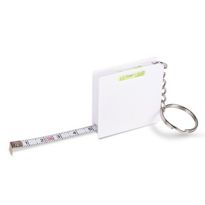 Brelok do kluczy, miara 1m i poziomica