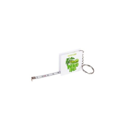 Brelok do kluczy, miara 1m i poziomica