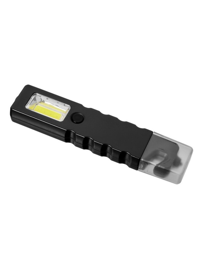 Latarka bezpieczeństwa 4 COB LED, przecinak do pasów, młotek bezpieczeństwa