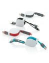 Zwijany kabel do ładowania i synchronizacji 3 w 1