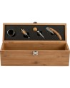 Bambusowy zestaw do wina 4 el.