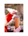 Bambusowy termos 400 ml, posiada sitko zatrzymujące fusy