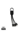 Kabel do ładowania 4 w 1 z karabińczykiem