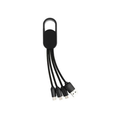 Kabel do ładowania 4 w 1 z karabińczykiem