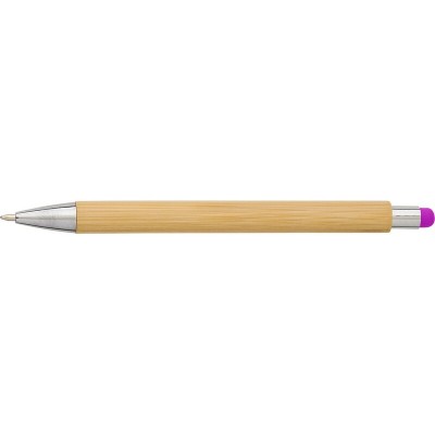 Bambusowy długopis, touch pen