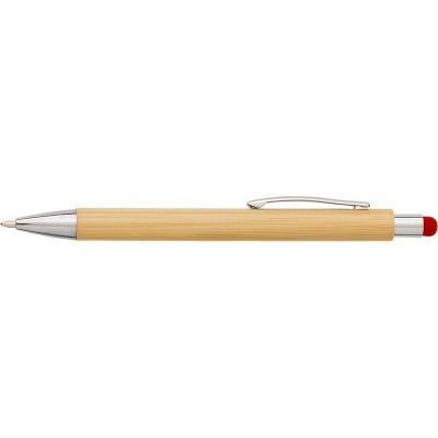 Bambusowy długopis, touch pen