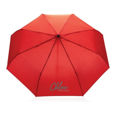 Bambusowy parasol automatyczny 21" Impact AWARE™ rPET