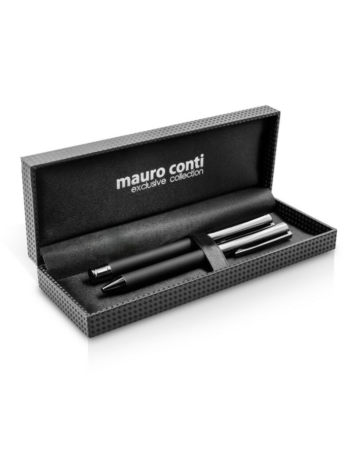 Zestaw piśmienny Mauro Conti, długopis i pióro kulkowe | Willie