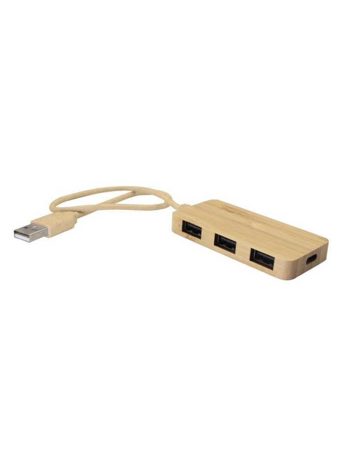 Bambusowy hub USB i USB typu C B`RIGHT | Kenzie
