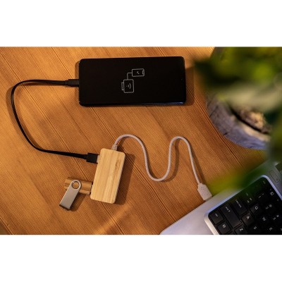 Bambusowy hub USB i USB typu C B`RIGHT | Kenzie