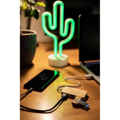 Bambusowy hub USB i USB typu C B`RIGHT | Kenzie