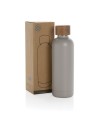 Butelka termiczna 500 ml Wood, stal nierdzewna z recyklingu