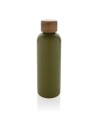 Butelka termiczna 500 ml Wood, stal nierdzewna z recyklingu