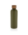 Butelka termiczna 500 ml Wood, stal nierdzewna z recyklingu