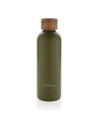Butelka termiczna 500 ml Wood, stal nierdzewna z recyklingu