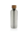Butelka termiczna 500 ml Wood, stal nierdzewna z recyklingu