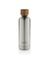 Butelka termiczna 500 ml Wood, stal nierdzewna z recyklingu