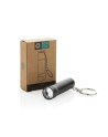 Brelok do kluczy z aluminium z recyklingu, latarka Flash
