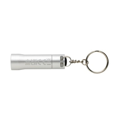 Brelok do kluczy z aluminium z recyklingu, latarka Flash