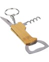 Bambusowy brelok do kluczy 3 w 1
