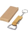 Bambusowy brelok do kluczy 3 w 1