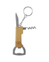 Bambusowy brelok do kluczy 3 w 1