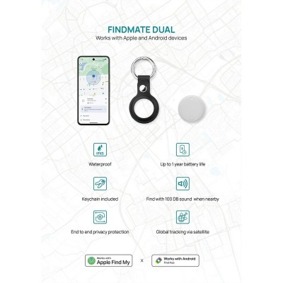 Bezprzewodowy wykrywacz kluczy, lokalizator Findmate Dual
