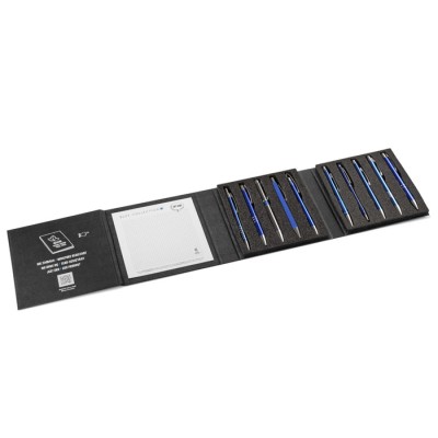 Wzornik długopis niebieski