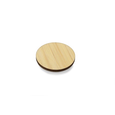 Przypinka bambusowa ROUND