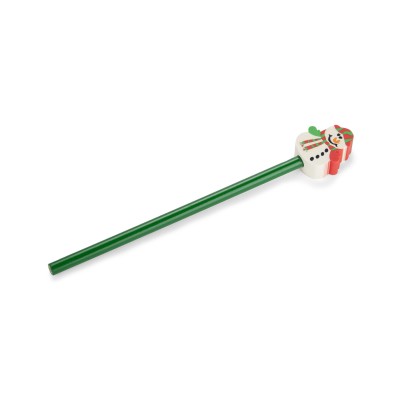 OŁÓWEK z gumką CHRISTMAS - Mikołaj