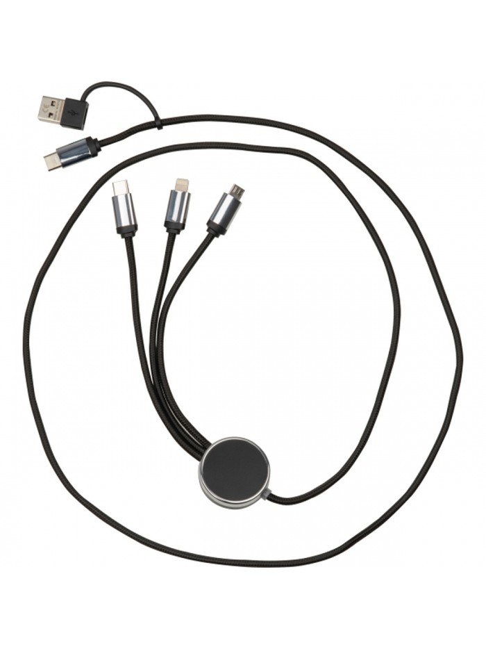 Kabel do ładowania 4w1, podświetlany INGE