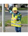 Czapka z daszkiem dla dzieci odblaskowa 6 paneli HALINA