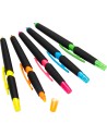 Długopis plastikowy z zakreślaczem touch pen EMMETT