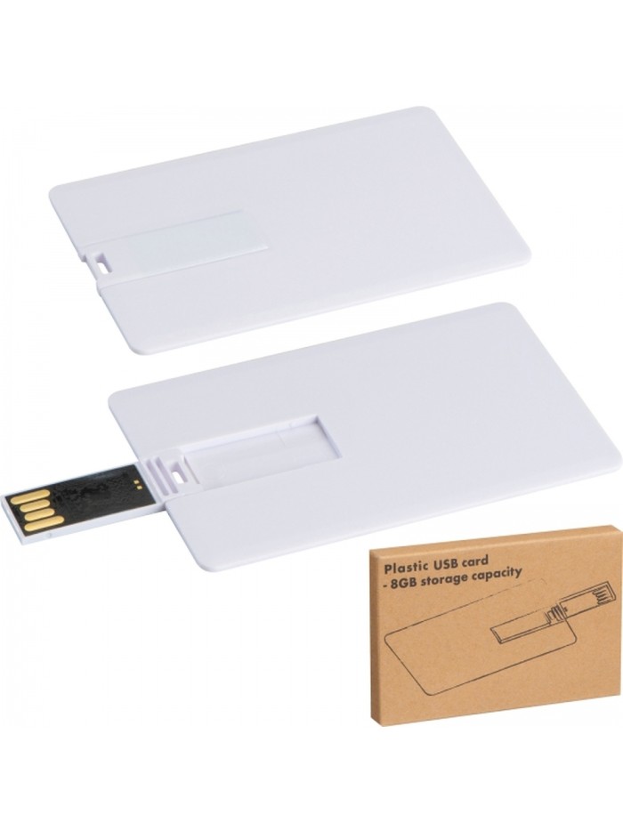 Pendrive plastikowy karta 8GB 2.0 LEONA