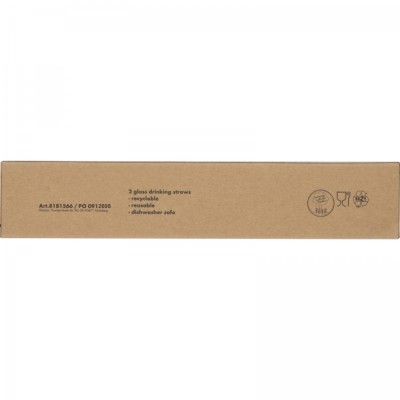 Słomki do napojów szklane 2 szt. 21 cm MARCELINA