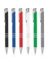 Długopis aluminiowy z recyklingu półżelowy soft touch CONSTANZE